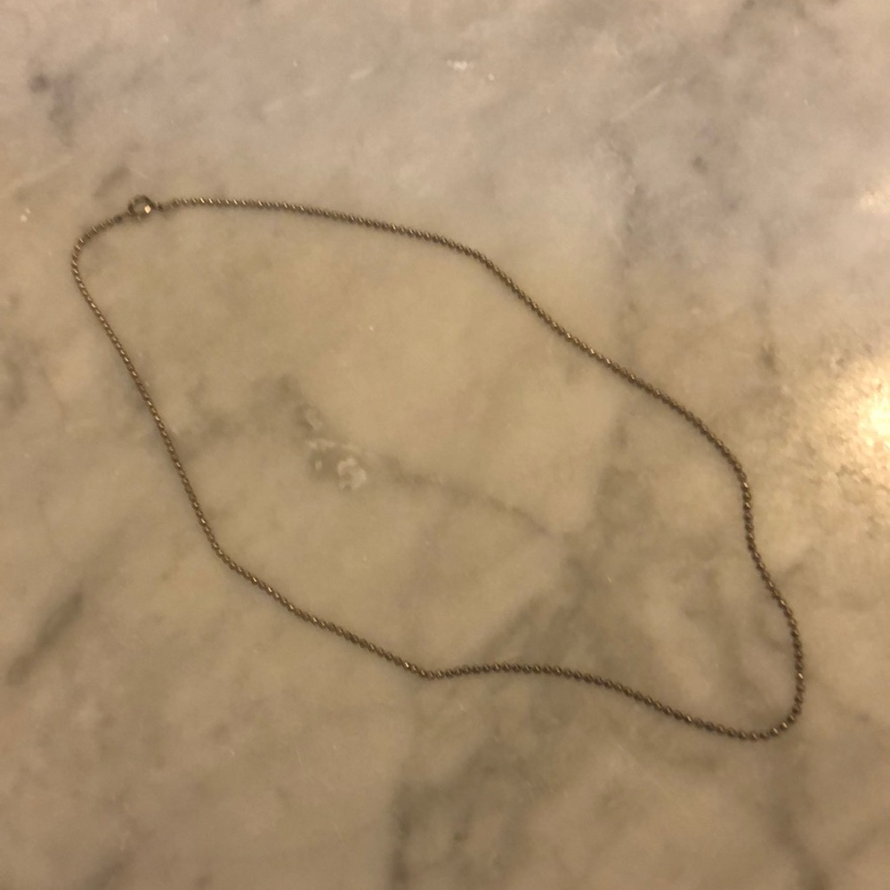Delicate silver chain